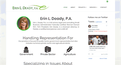 Desktop Screenshot of erindeadylaw.com