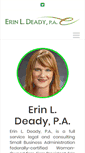 Mobile Screenshot of erindeadylaw.com